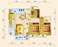 英伦城邦3室2厅2卫87.1㎡户型图