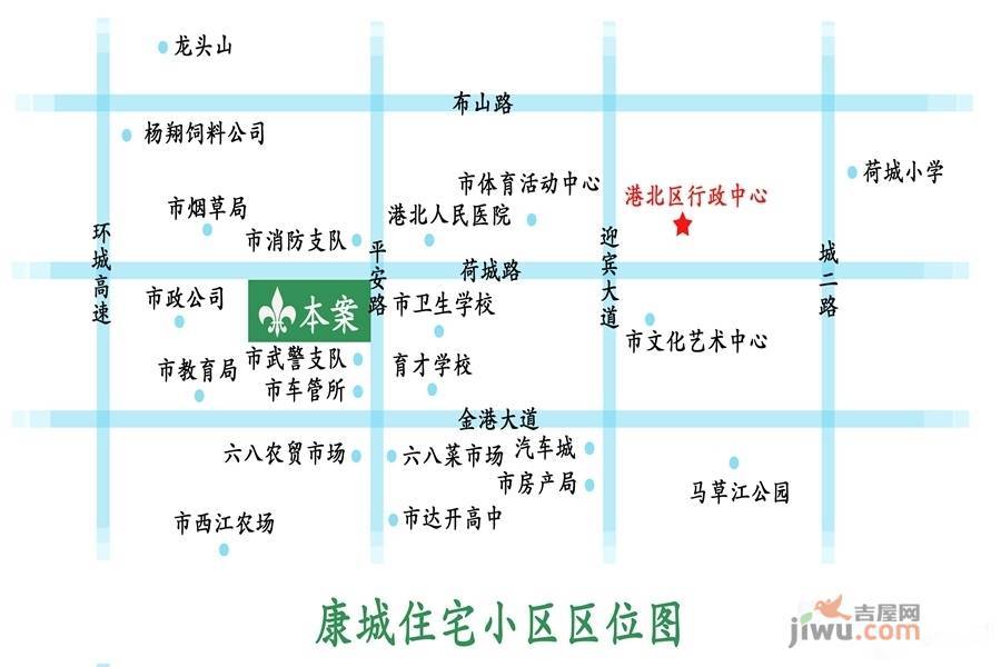大宇康城位置交通图图片