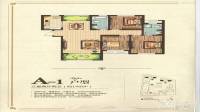 城建大同印象3室2厅2卫140㎡户型图