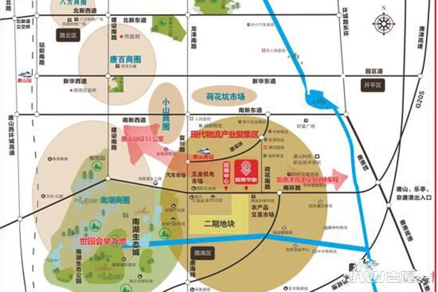 唐山中国陶瓷博览中心位置交通图图片