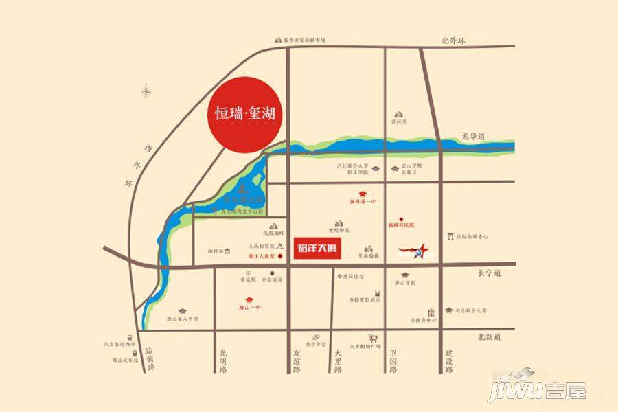 恒瑞玺湖位置交通图图片