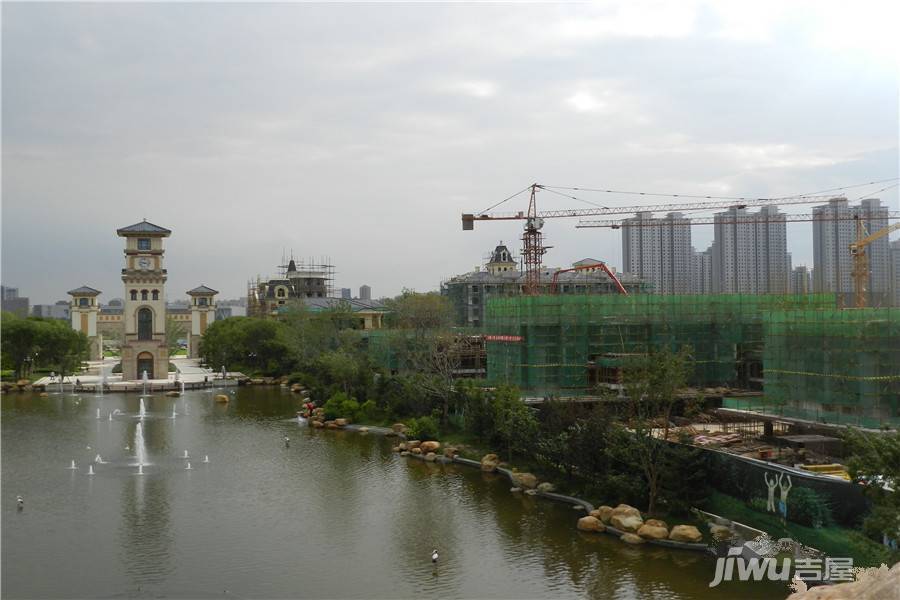 建投熙湖实景图图片