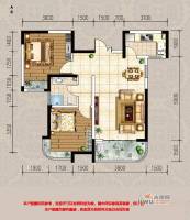 迁安天洋城4代2室2厅1卫87.8㎡户型图