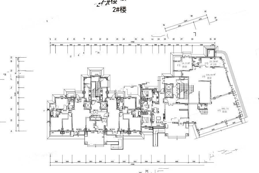 红堡天街1室0厅0卫754.5㎡户型图