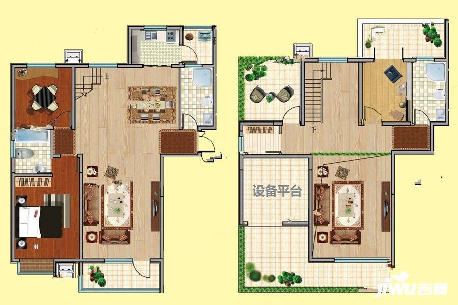 凤凰领秀3室3厅3卫192.5㎡户型图