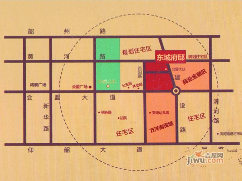 东城府邸位置交通图图片