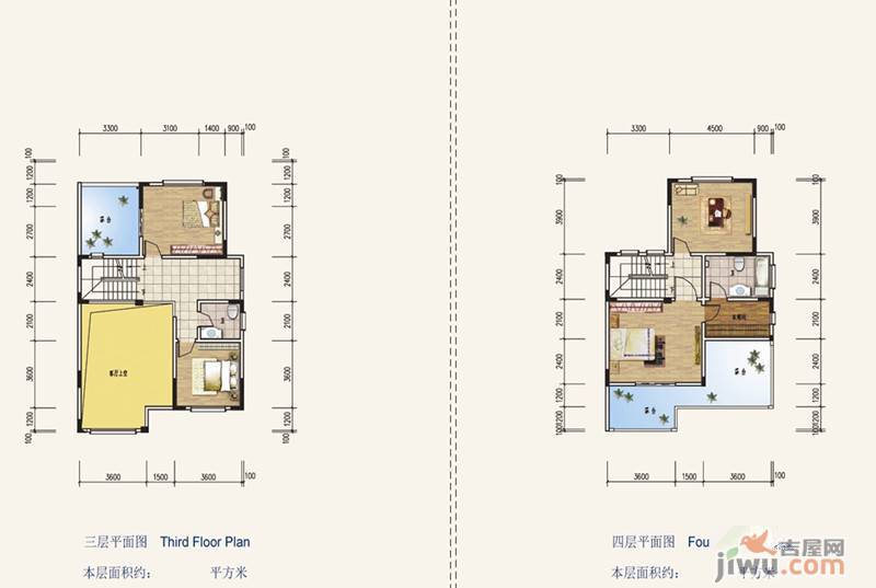 天鹅风情小镇4室3厅4卫364㎡户型图