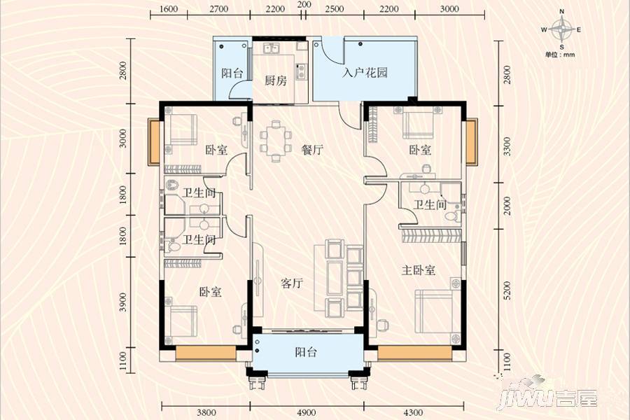 东方绿洲户型图