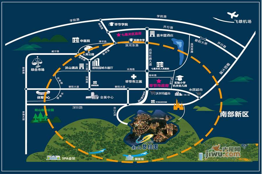 南山碧桂园位置交通图1