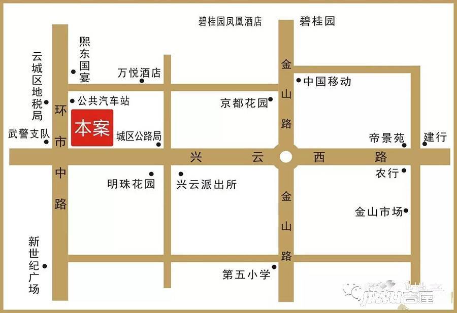 卓成骏景园位置交通图1