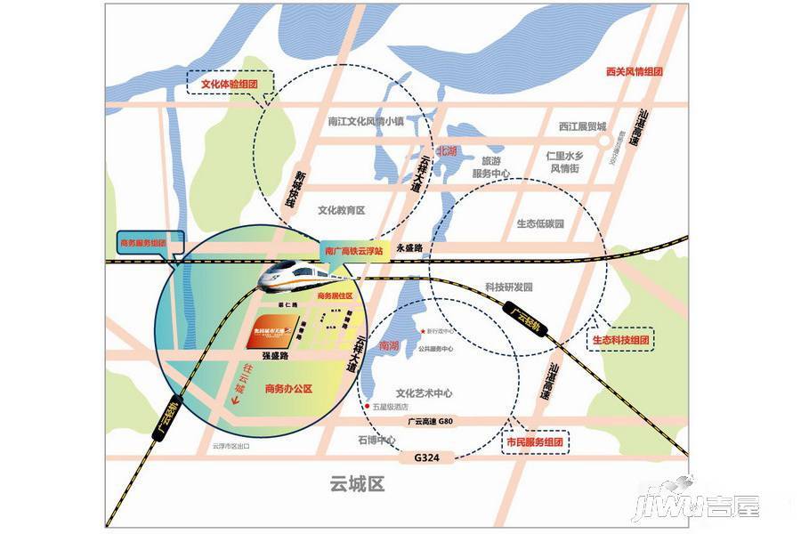 奥园城市天地位置交通图图片