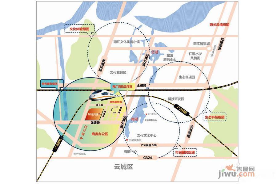 奥园城市天地位置交通图图片