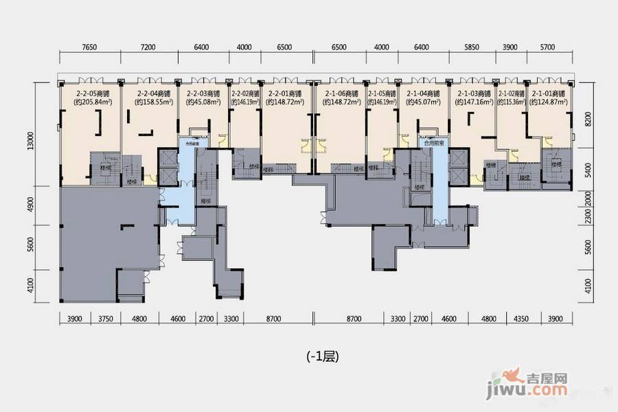 奥园城市天地普通住宅205.8㎡户型图