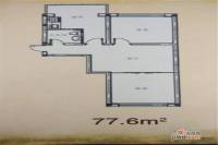 顺业家园2室1厅1卫77.6㎡户型图