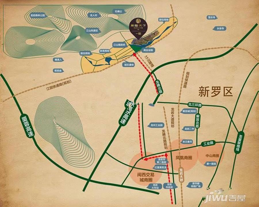 阳光城花漾江山规划图图片