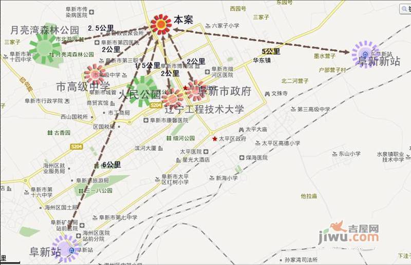 绿地剑桥位置交通图1