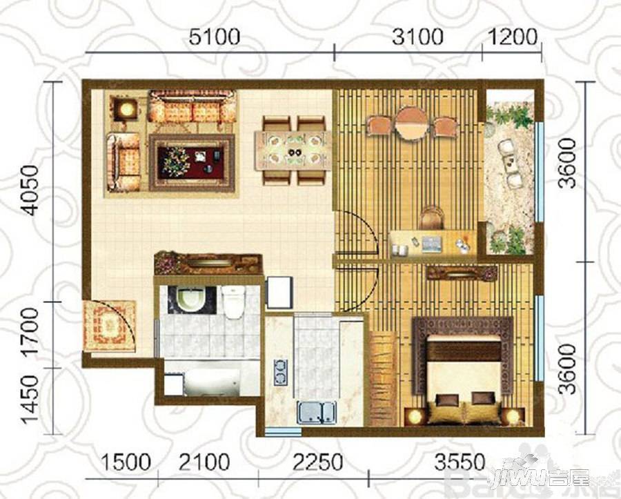 水岸畅园户型图