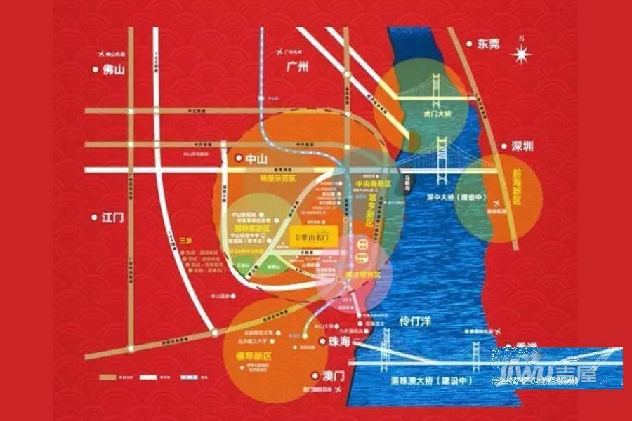 香山名门位置交通图图片