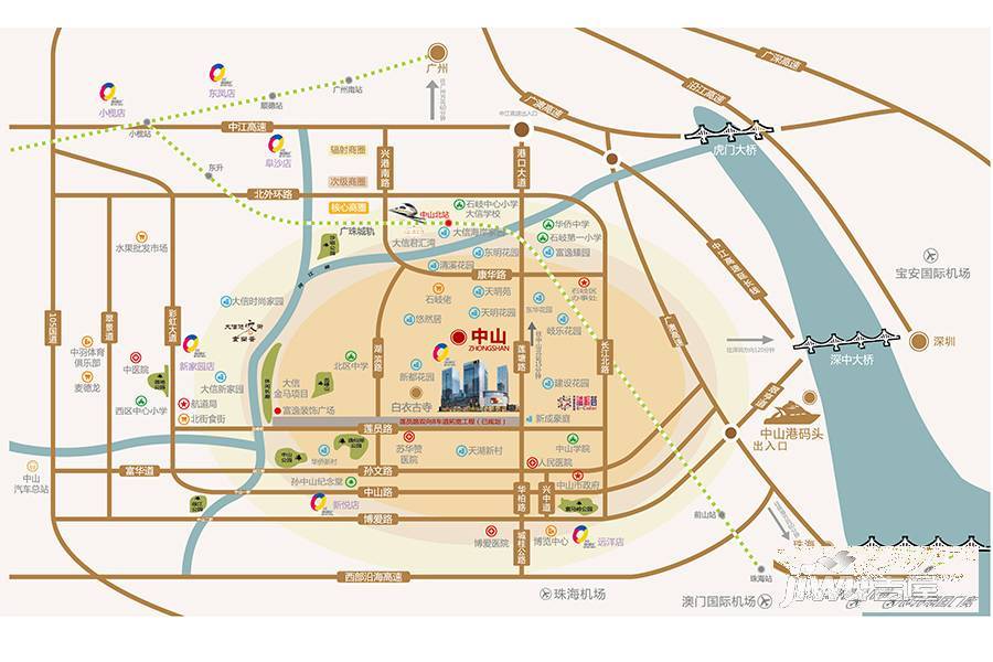 大信新都汇金座位置交通图图片