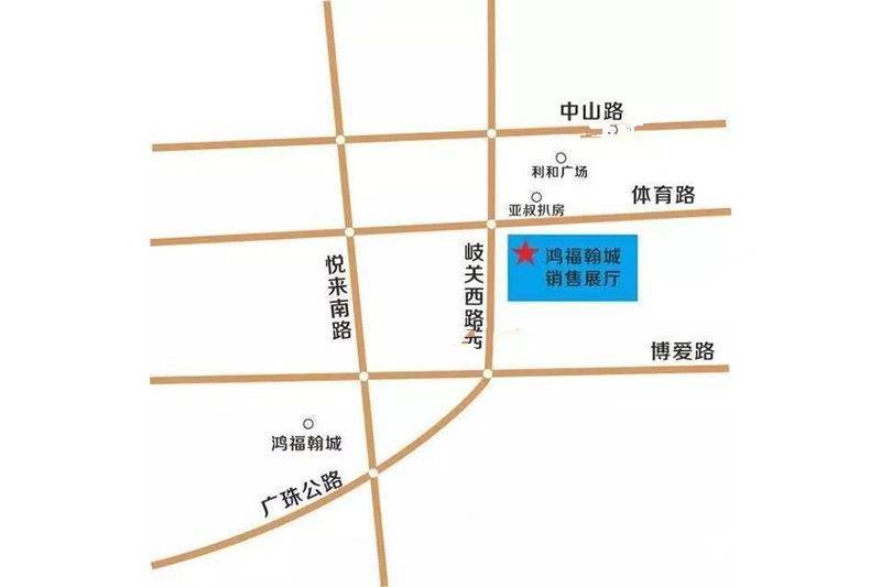 鸿福·翰城位置交通图图片