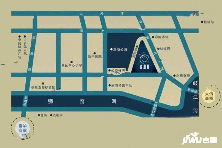 尚湖轩二期位置交通图图片