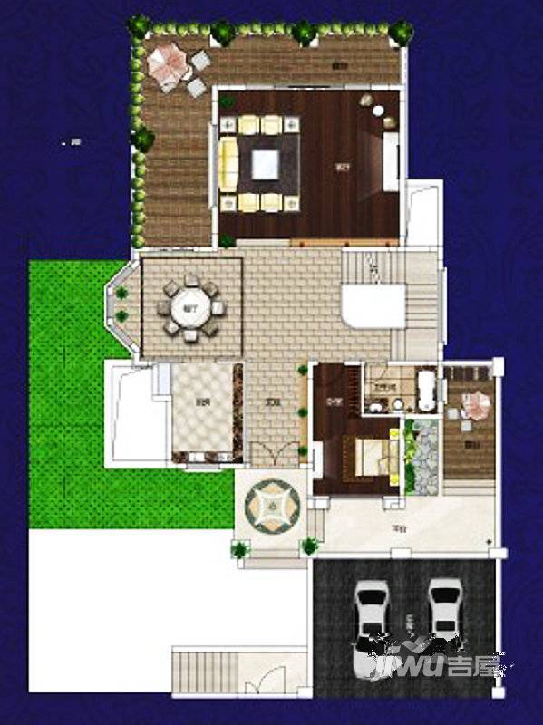 雅居乐民森迪茵湖普通住宅152㎡户型图