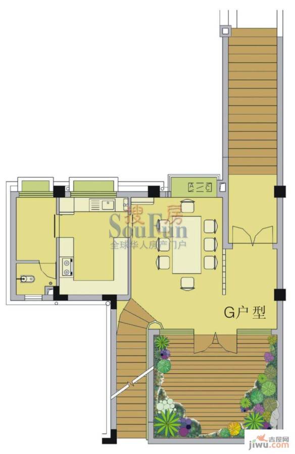 巴厘晓筑4室2厅3卫200㎡户型图