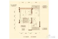 富逸·骏园2室2厅2卫94.5㎡户型图
