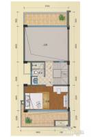 君悦豪园1室0厅1卫173㎡户型图