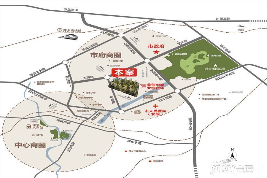 兆京誉城位置交通图