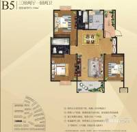 鼎虹城市森邻3室2厅2卫116㎡户型图