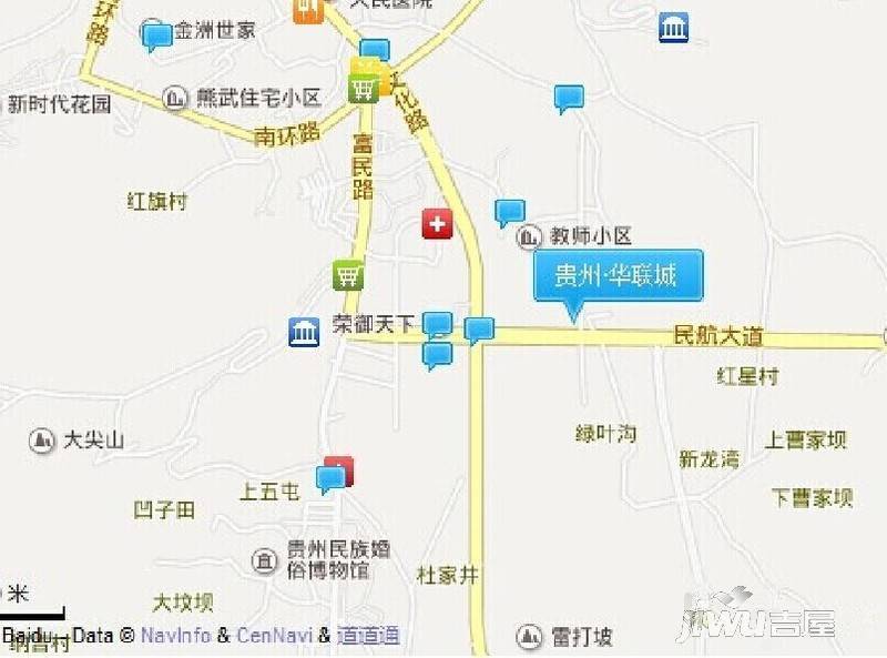 贵州华联城位置交通图