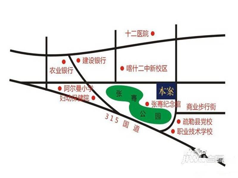 悦湖美墅位置交通图