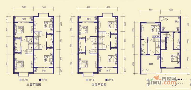 龙胤财富广场普通住宅219.3㎡户型图