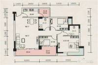 腾龙新华广场3室2厅2卫113㎡户型图