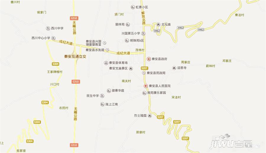 重邦尚城位置交通图