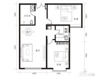 金都聚富新城2室2厅1卫92㎡户型图