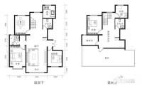 金都聚富新城4室2厅3卫129㎡户型图