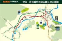 中国桂林高尔夫国际城位置交通图