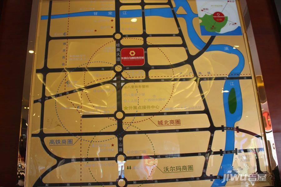 桂林白马服饰城位置交通图