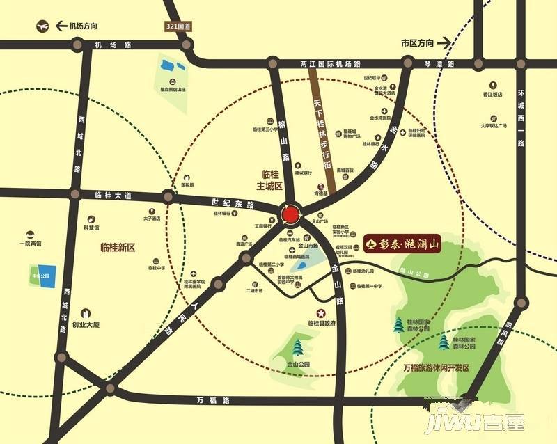彰泰滟澜山位置交通图图片