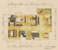 山水凤凰城3室2厅2卫112㎡户型图