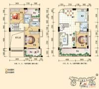 碧园印象桂林3室2厅3卫142㎡户型图