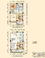 碧园印象桂林3室2厅3卫140㎡户型图