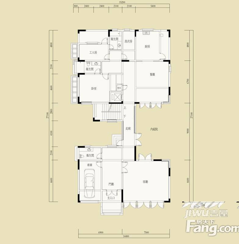 水印长廊2室3厅0卫306.6㎡户型图