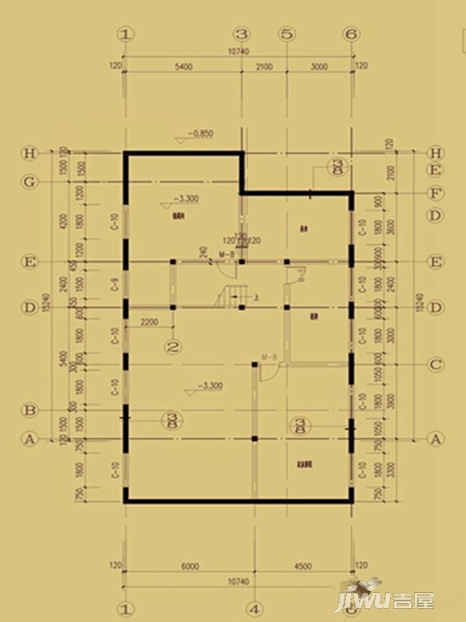 漓江奥林苑1室0厅0卫188㎡户型图