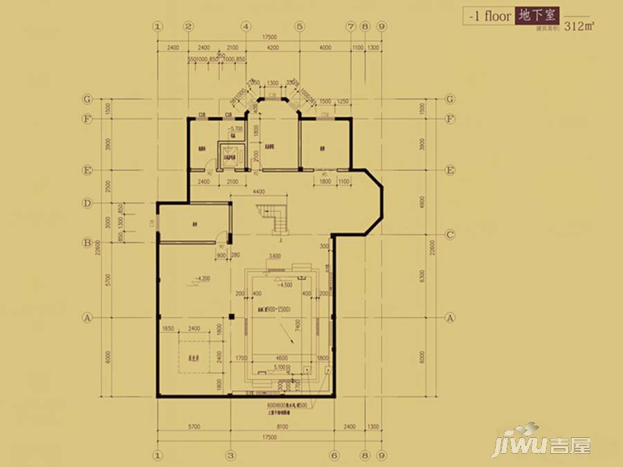 漓江奥林苑1室0厅0卫312㎡户型图