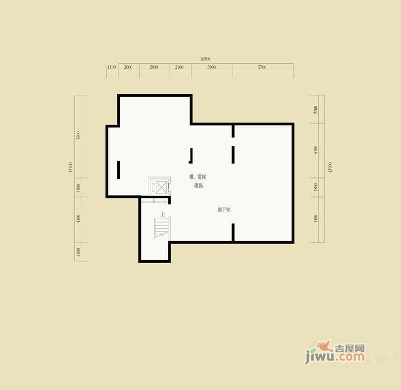 水印长廊普通住宅214㎡户型图