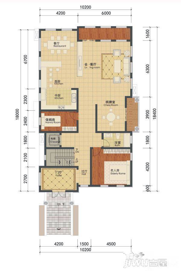 桂林盘古国际度假区6室5厅5卫477㎡户型图