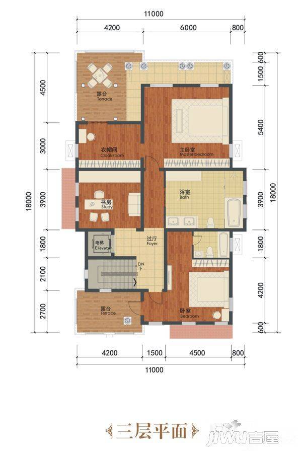 桂林盘古国际度假区6室5厅5卫477㎡户型图